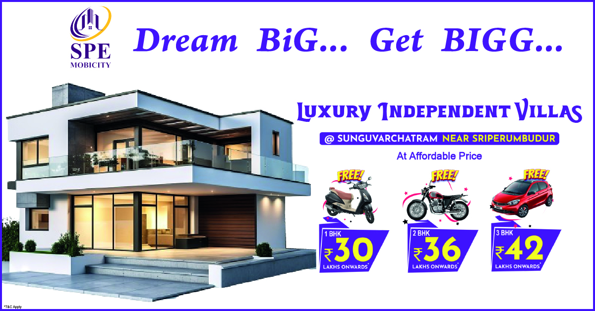 Luxury Living at SPE Mobicity in Poonamallee